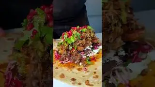 Giant Lamb Burrito 🌯 #food #burrito #recipe