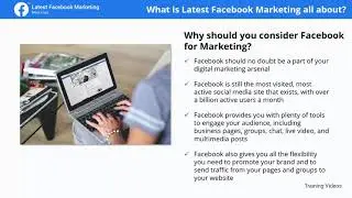 What is Latest Face Marketing All about ?