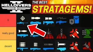 The OFFICIAL Best Stratagems Tier List in Helldivers 2!