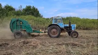 МТЗ-80 и Пресс-Подборщик Рулонный ПР-Ф-145 /04.08.2024\