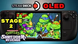 Stage 2 - TMNT Teenage Mutant Ninja Turtles Shredder's Revenge - SteamOS  Steam Deck OLED