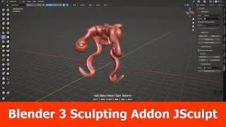 Blender 3 Sculpting Addon JSculpt