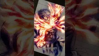 Drawing Sukuna Using His Fire power Arrow FUGA|Glowart| 