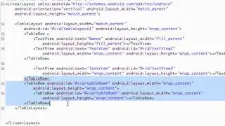 Android Application Development Tutorial - 111 - TableLayout and Intro SQLite Database