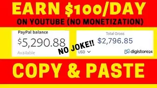 5 Ways To Make Money on Youtube Without Monetization (Easy Free Paypal Money Worldwide)