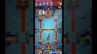 That's what  happens when you emote so quick🤡🤡 #clashroyale #clashroyalehighlights