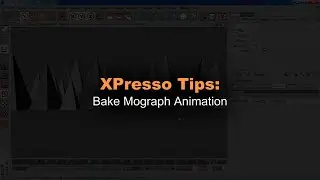 Cinema 4D: Bake Mograph Animation