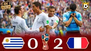 France knocks Uruguay out of the World Cup, Mbappe and Griezmann shine 🌟🤩 ● Full Highlights 🎞️ | 4K