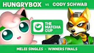 🍵Matcha Cup: Hungrybox (Jigglypuff) vs Cody Schwab (Fox) | SSBM Melee Winners Finals