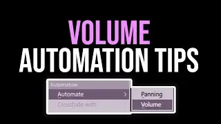 FL Studio Tips to Automate Volume | Automation Clips