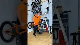 NEW Bike Day! ☝️🙌 Tidying The BMX WorkShop & Hanging the Fly Bikes BMX #bmx #bikeshop #shorts