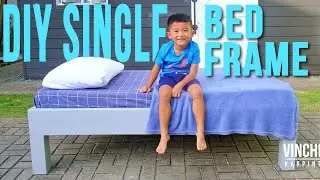 DIY Single Bed Frame for Kids