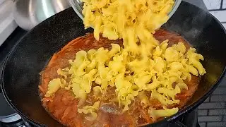 Макароны с Мясом, Быстрый и Сытный Обед на скорую руку