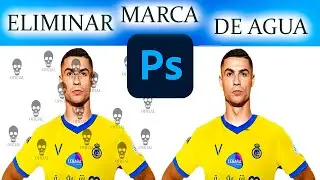 ✅ Cómo quitar MARCAS de AGUA - Tutorial Photoshop🔥