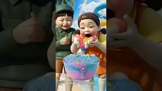 Squid Game AI Edible Slime Rainbow ASMR 