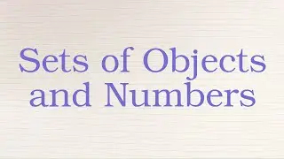 Sets of Objects and Numbers