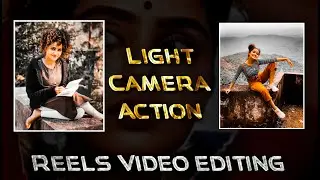 Light camera action Reels video Editing in alight motion| Alight motion shake transition preset