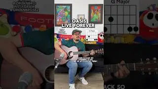 Oasis - live forever cover guitar tutorial #oasisreunion