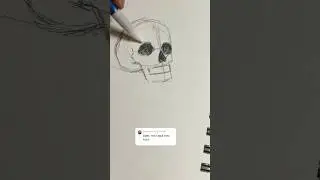 Skull tutorial 🌹 