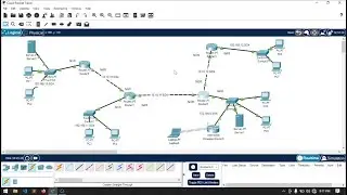 Cisco Packet Tracer. (web server, dhcp server, routing)
