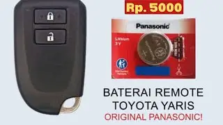 CARA GANTI BATERAI REMOTE TOYOTA YARIS , Gampang Banget!