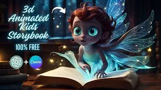 3d Animated Kids Storybook | How to make Kids storybook with AI | Chatgpt | Canva | Tamil