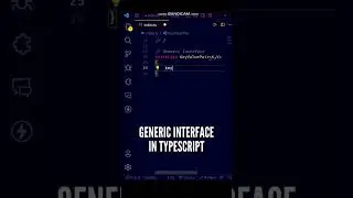 😃😃 Generic Interface in TypeScript is a game changer! 