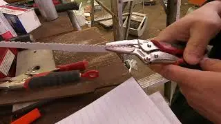 DIY HANDYMAN BUILT SAW FOR THE TOOLBAG METAL WOOD ALL IN ONE