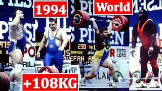 Kurlovich vs. Chemerkin vs. Botev | Men +108KG | 1994 | World Weightlifting Championships (TUR)