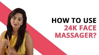 How to use 24K Face Massager? Directions to use? FaceYoga tool