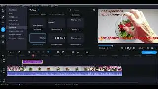 Как сделать бегущую строку в видеоредакторе movavi