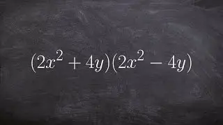 How to Use the Foil Face to Multiply Binomials - Math Tutorial