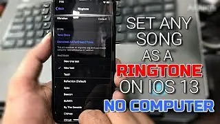 Set ANY Song as a RINGTONE On Your iPhone on iOS 13 (NO Computer)