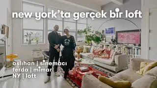 İkonik New York Manzaralı Loft: Aslıhan ve Ferda’nın Evi