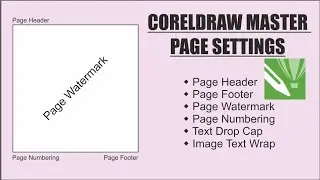 Create Master Page in Coreldraw | Set Master Page in Coreldraw | Use master page in Coredraw