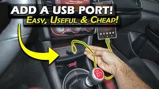 How to Relocate Car's USB Port  | 2020 STI Install |