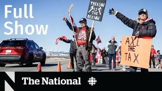 CBC News: The National | Protests over carbon tax increase