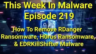 TWIM Ep219: How To Stop & Remove RDanger, H0rus 