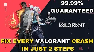 Fix Every Valorant Crash in just 2 Steps | Valorant Graphics Driver Crash Error