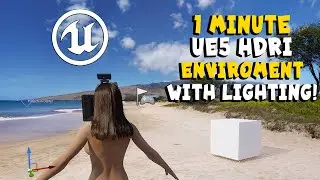 HDRI Backdrop with Lighting in UE5 Fast Enviroments in Unreal Engine