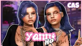 meet yanni, the tattoo artist ⛓️🐈‍⬛ | sims 4 cas | cc folder + download