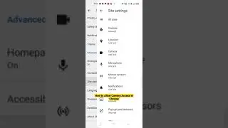 How to Allow Camera Access in Google Chrome? 