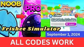 *All Codes Work* Frisbee Simulator ROBLOX, September 1, 2024