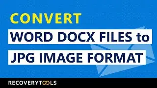 How to Convert DOCX to JPG Format ? - Solution to Change Word DOCX