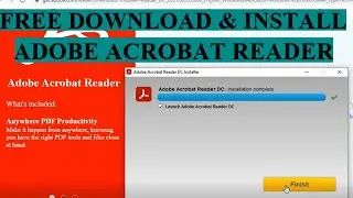 Download and Install Adobe Reader for Windows 10