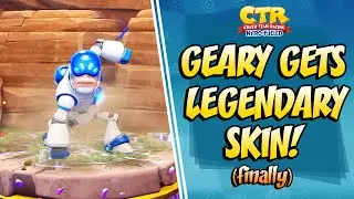 BEENOX ROBOT GEARY GAMEPLAY + PODIUM POSE | Crash Team Racing Nitro Fueled (CTRNF)