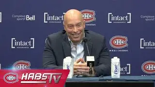 Kent Hughes on the NHL Trade Deadline | FULL PRESS CONFERENCE