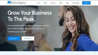 Download Best Free Wordpress Business Theme -  Rishi Minimal Agency WP Template