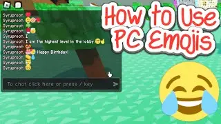 How to Send Emojis on Roblox PC! (2024)