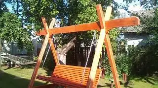 Садовые качели своими руками. Часть 2. Garden swing your hands. Part 2.